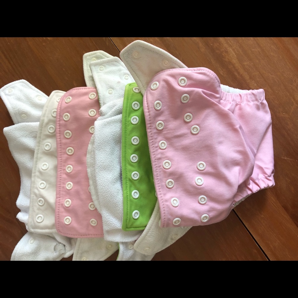 $15 bundle four Fuzzibunz diapers